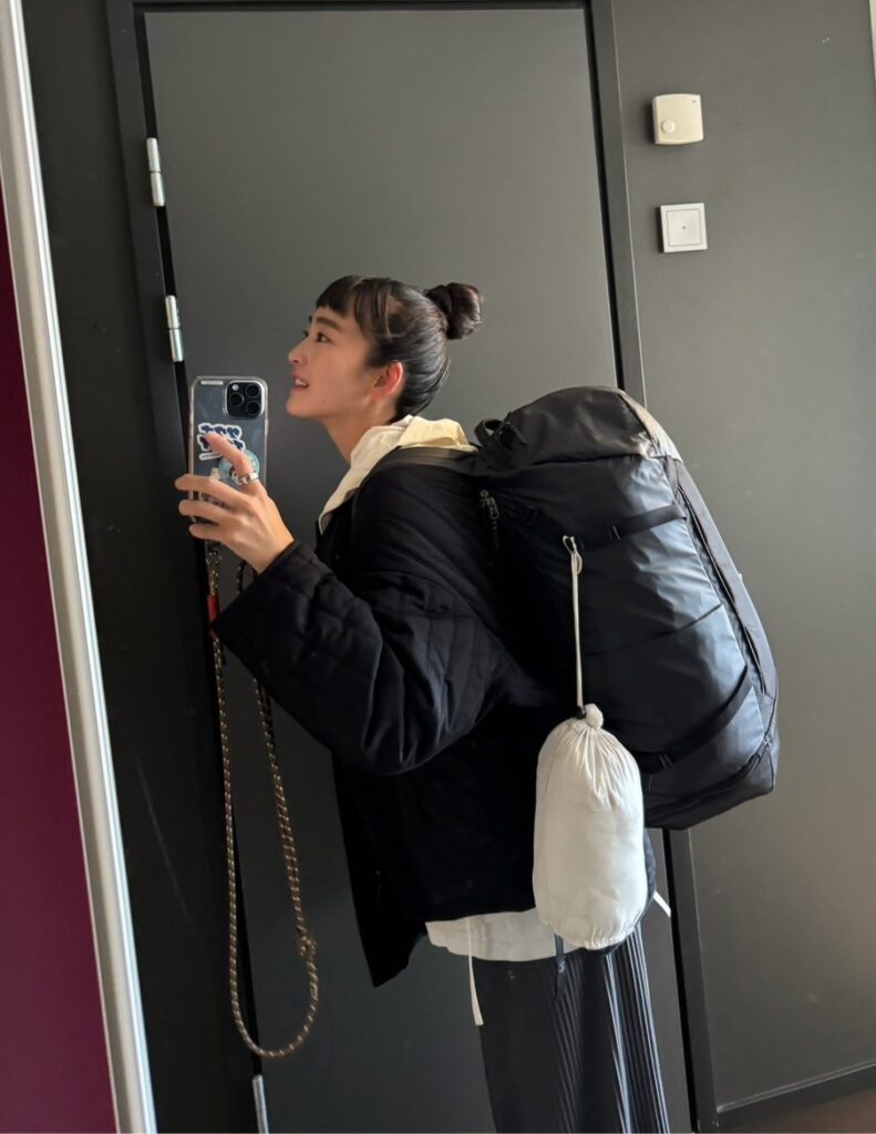 清水みさと旅行支度