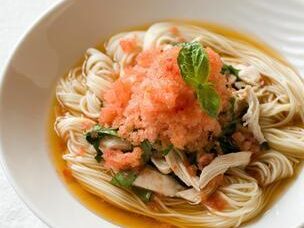 シャリシャリトマトそうめん