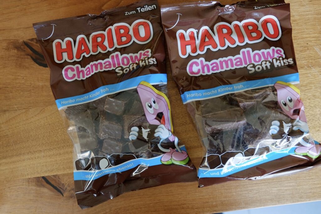 ハリボー　マシュマロ
HARIBO グミ