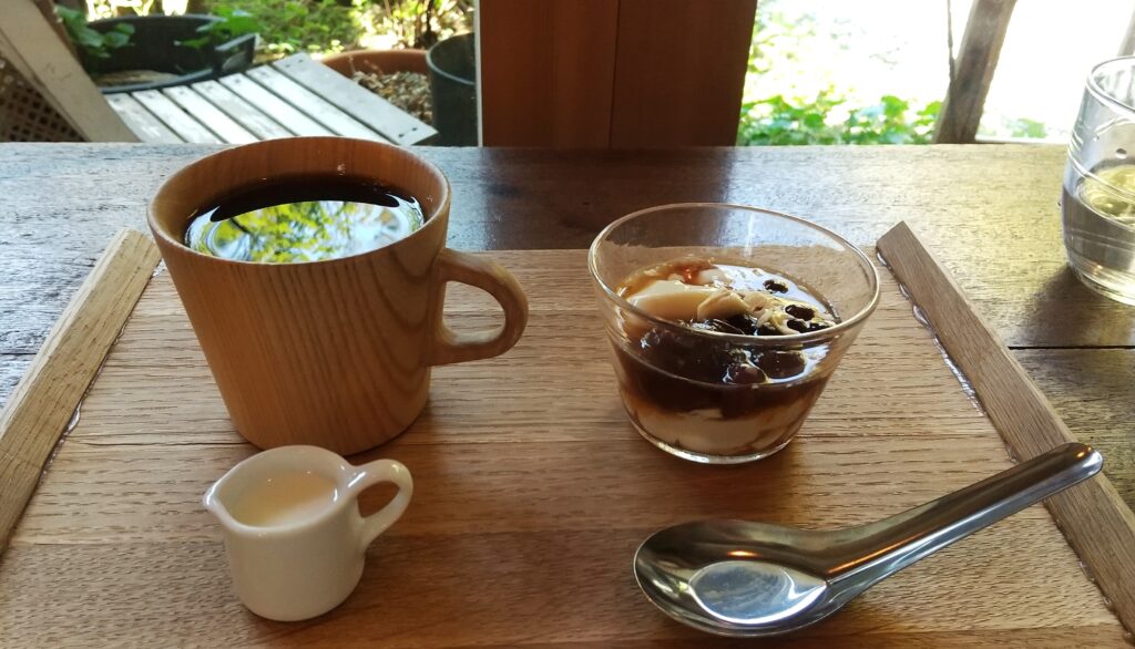 豆花とコーヒー