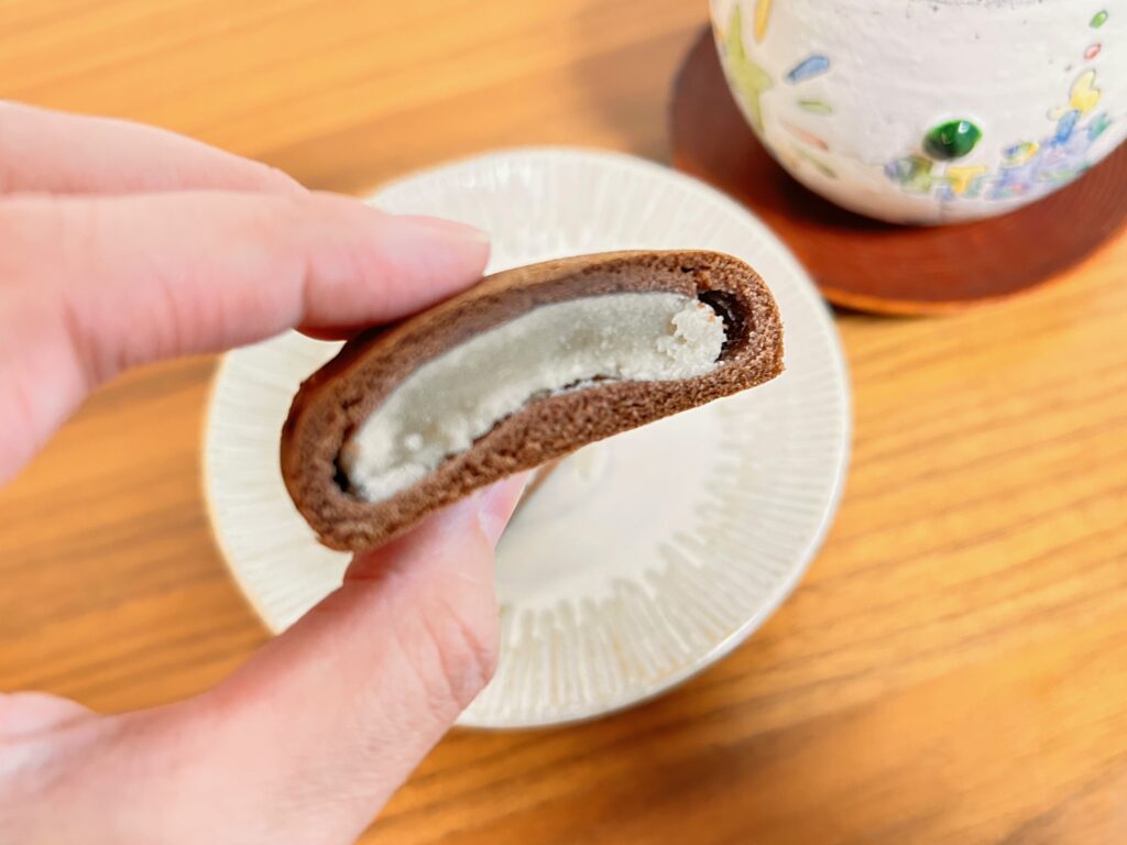 金長まんじゅうの断面