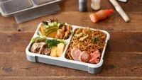 下準備ストック活用【今日は夫の焼きそば弁当】野菜ストックは使い回しOK!見栄え良く手抜きです…笑