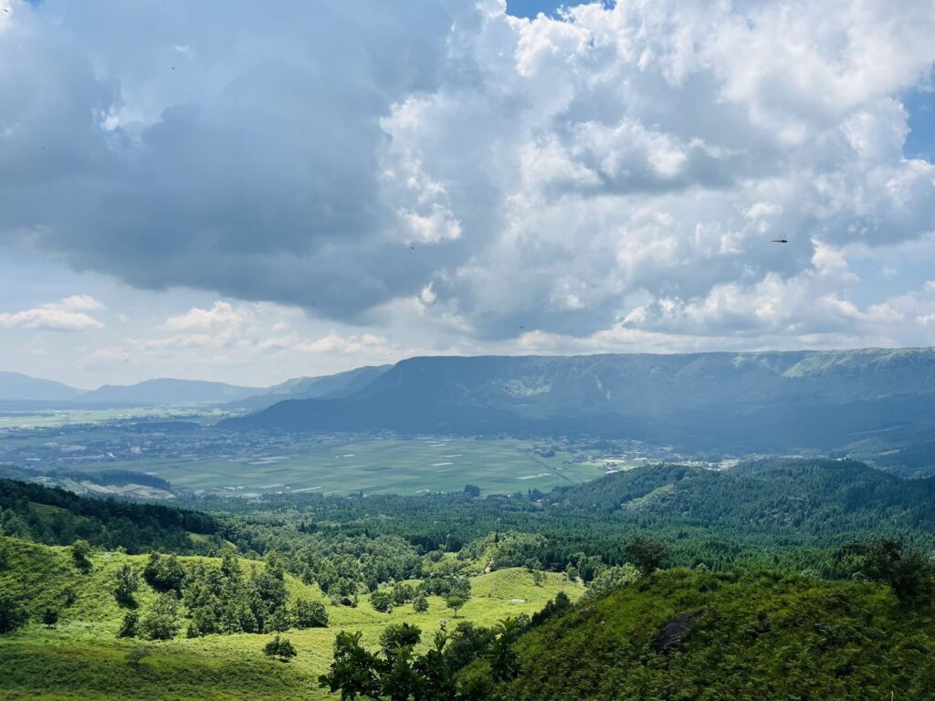 阿蘇山からの景色