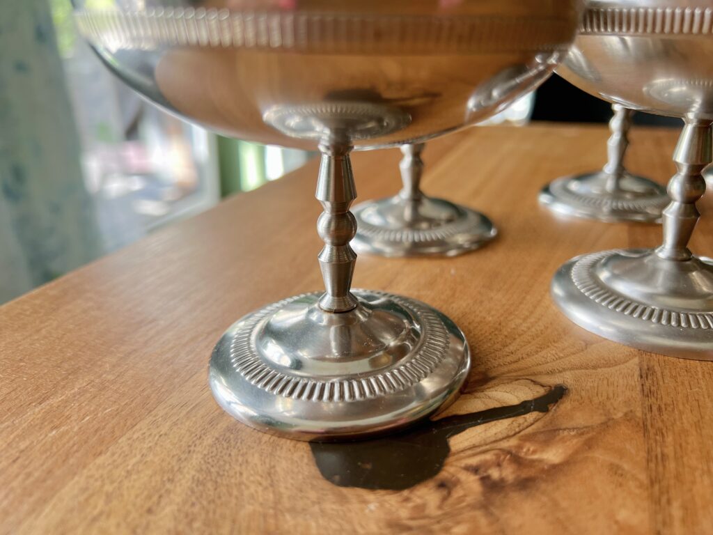 昭和レトロ　アイス器　ステンレス　