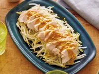 鶏むね×もやし×レンチンの最強節約おかず！しっとり柔らか『棒棒鶏（バンバンジー）』