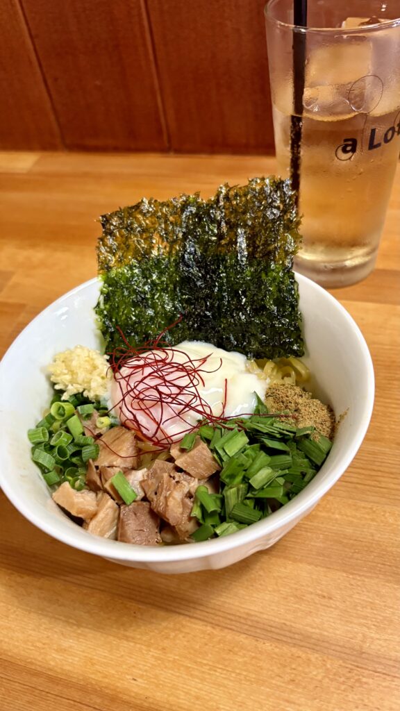 日野のa Lot cafe&barの台湾まぜそば