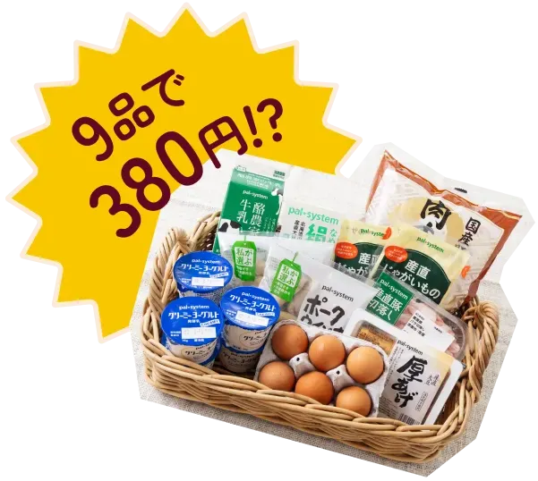 9品で380円!?