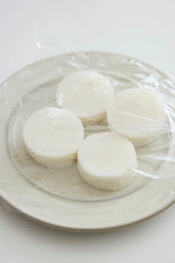 電子レンジで加熱する