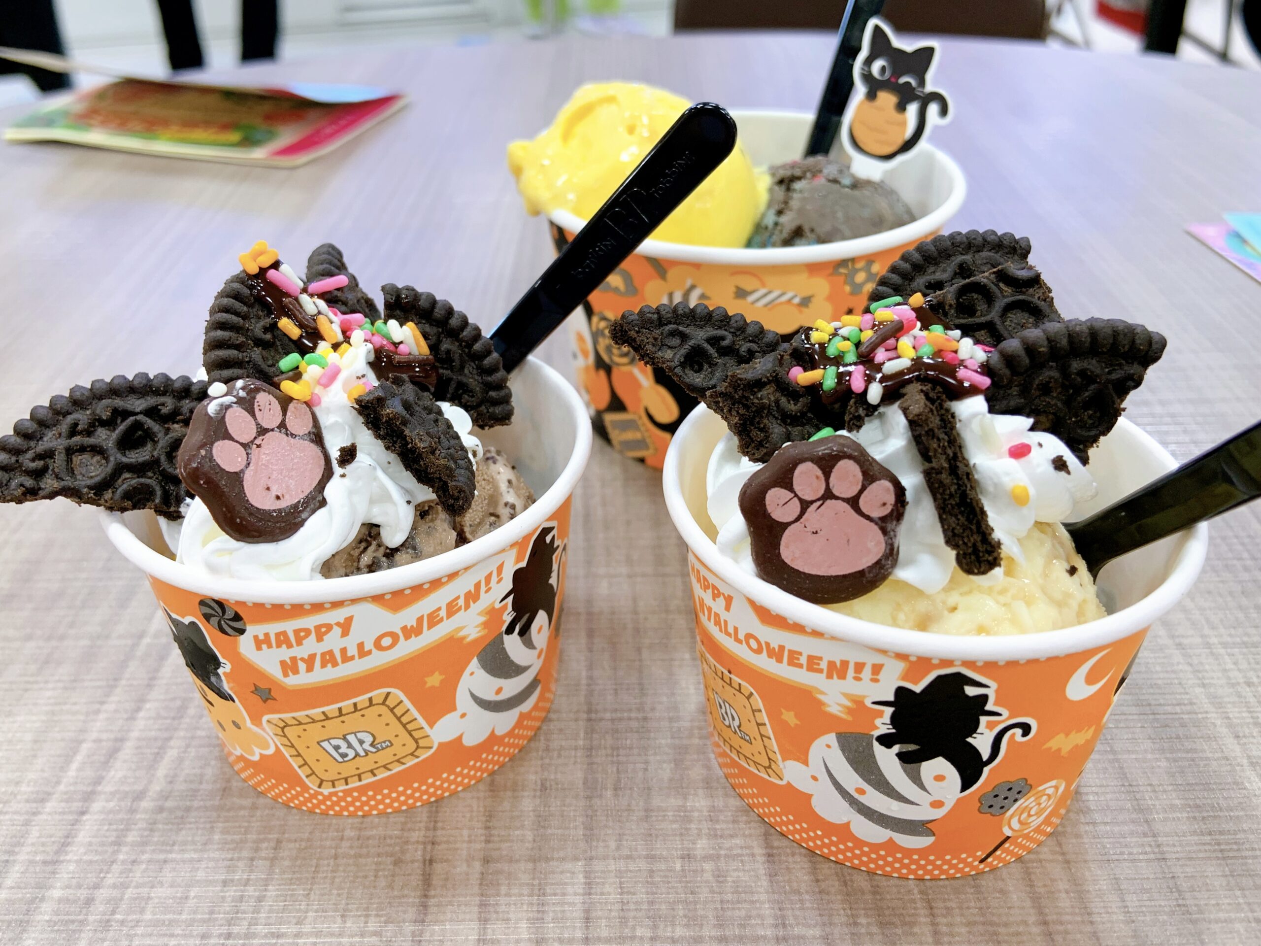 サーティーワンのハロウィン限定「おかしにゃチョコレートにゃんデー」